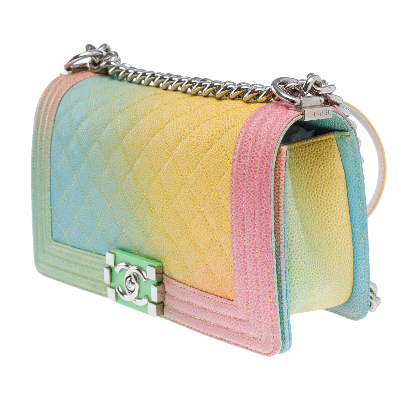 Sac CHANEL Boy en Cuir Multicolor - 102437