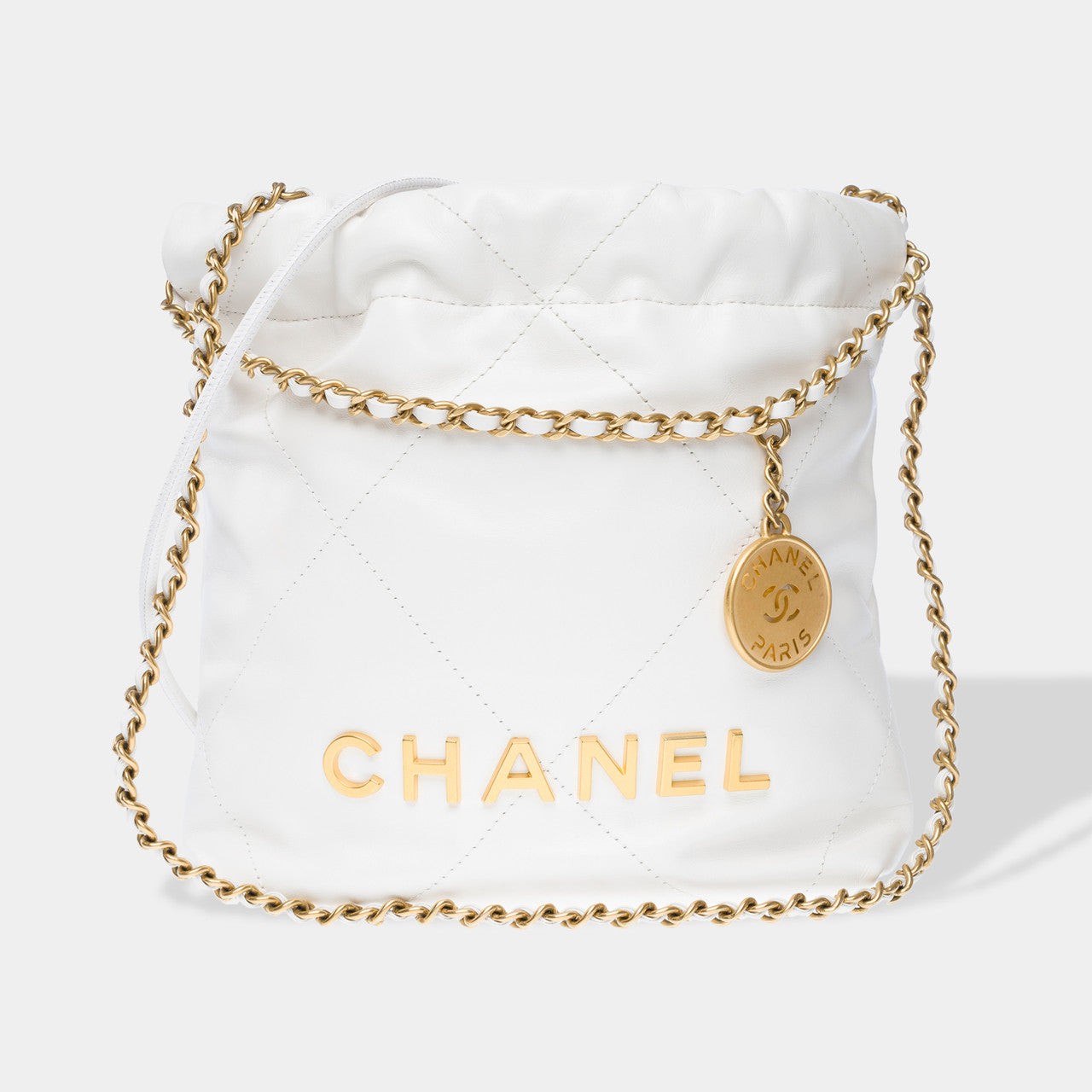 Sac CHANEL en Cuir Blanc - 102461
