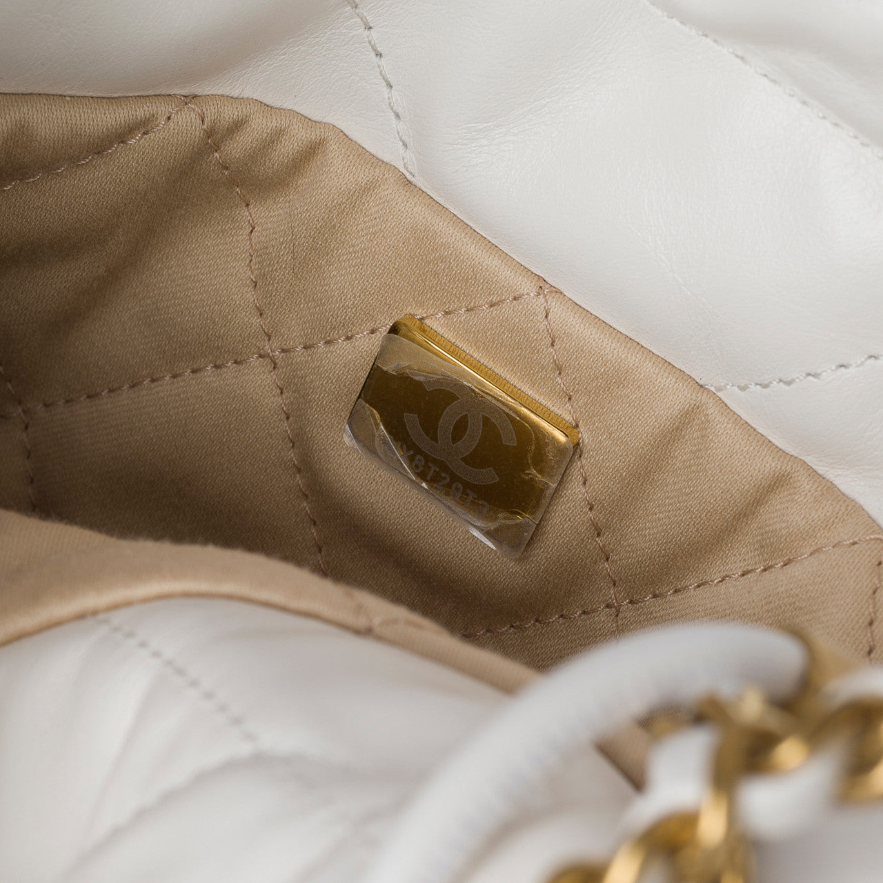 Sac CHANEL en Cuir Blanc - 102461