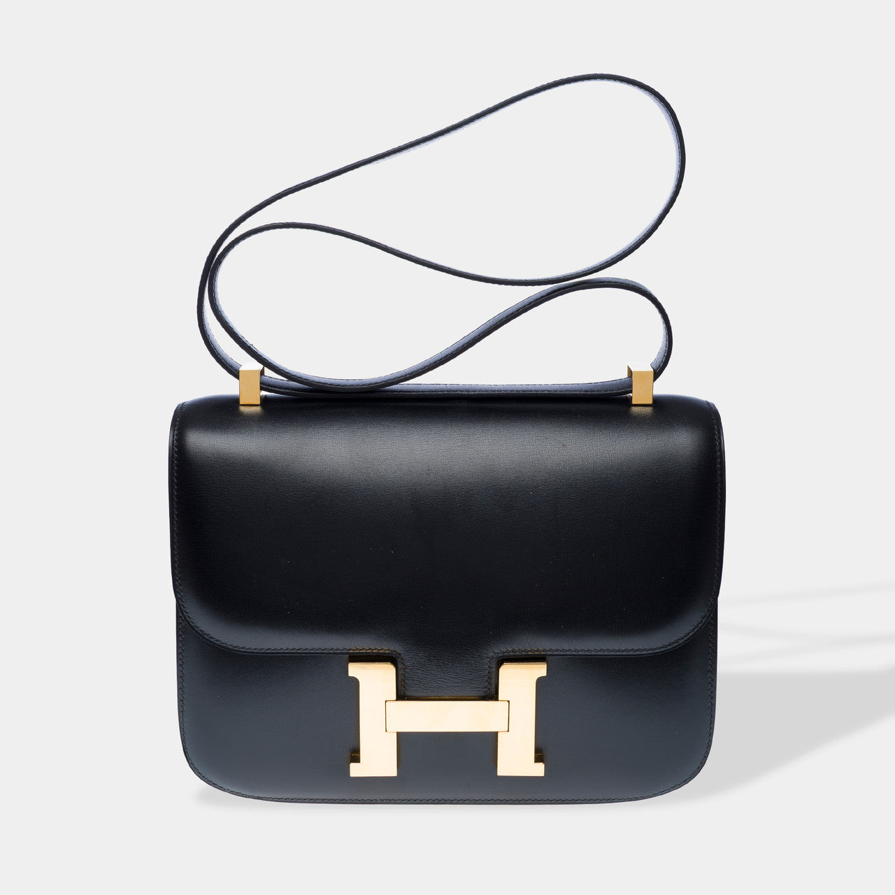 Sac HERMES Constance en Cuir Noir - 102452