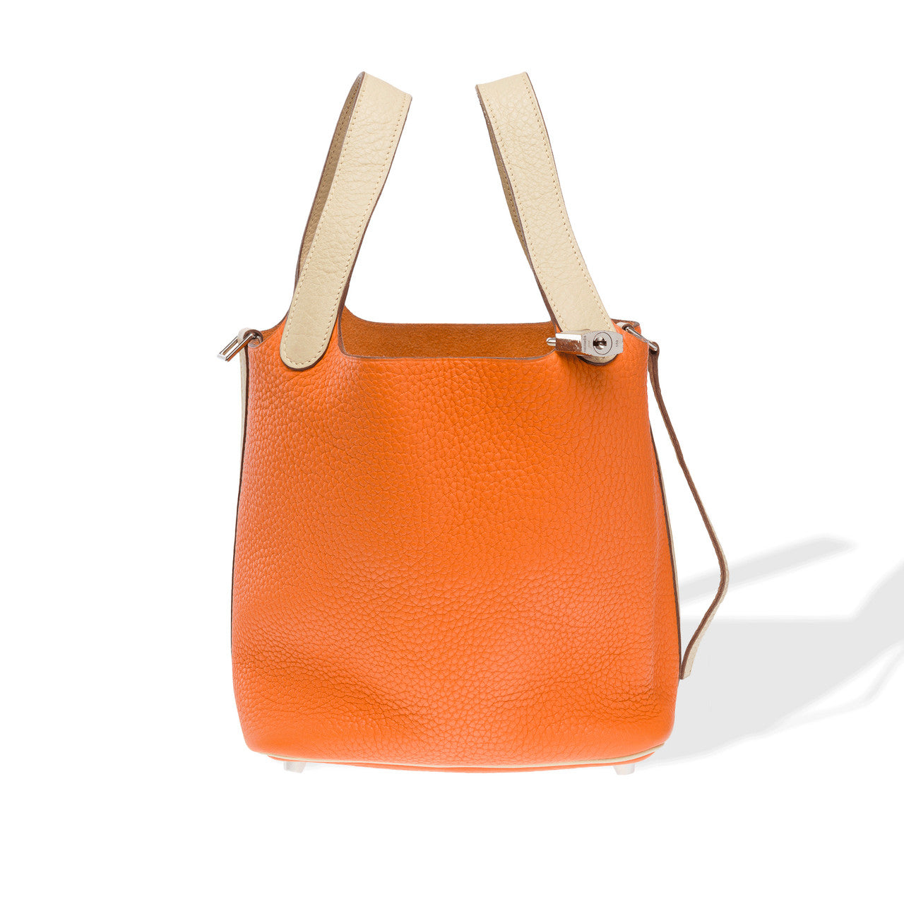Sac HERMES Picotin en Cuir Orange - 102332