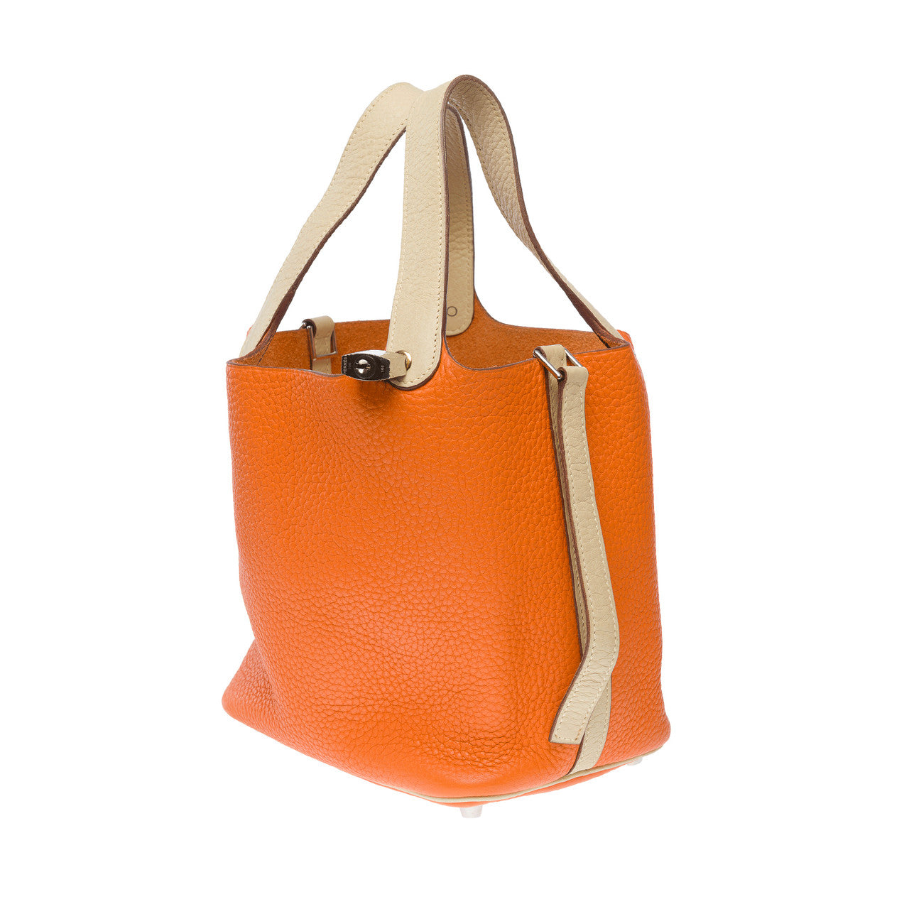Sac HERMES Picotin en Cuir Orange - 102332