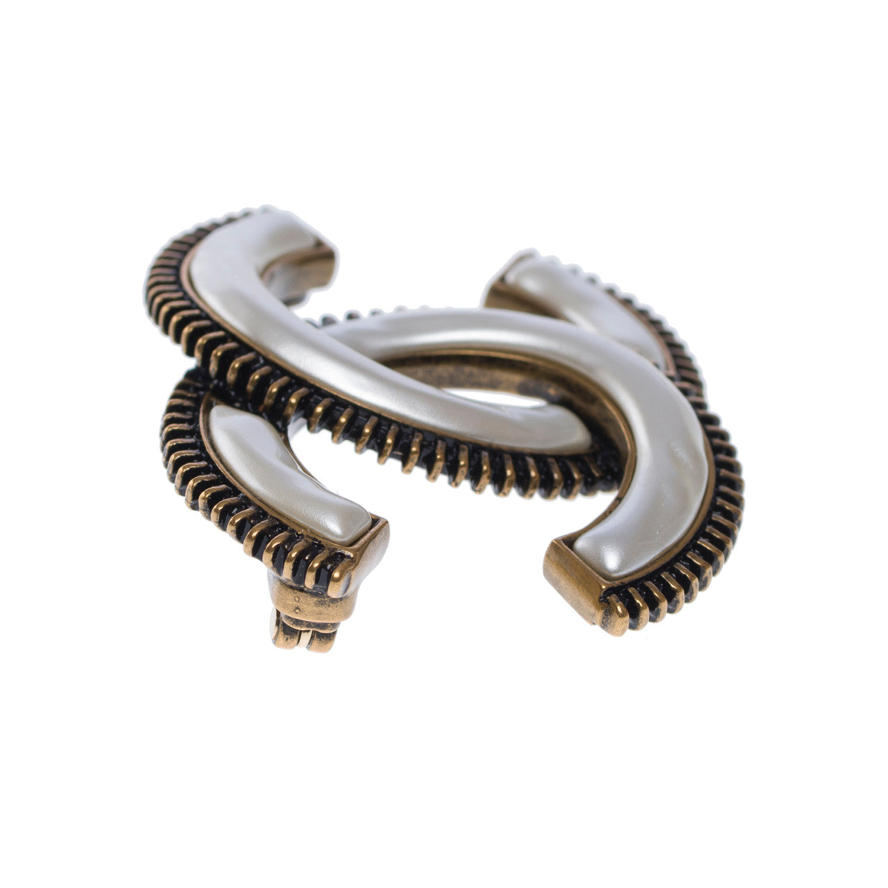 Bijoux CHANEL CC en Métal Blanc - 102493