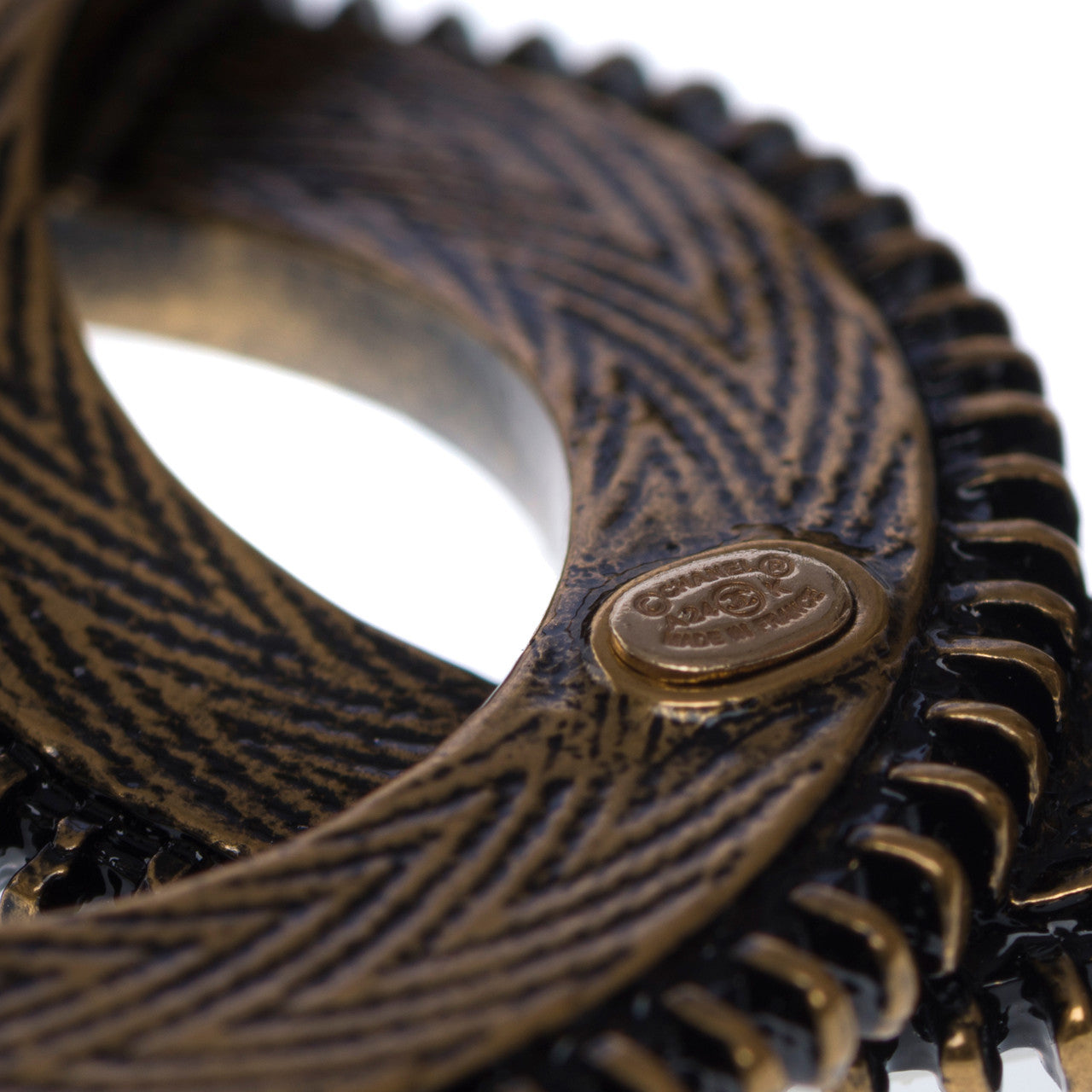 Bijoux CHANEL CC en Métal Blanc - 102493