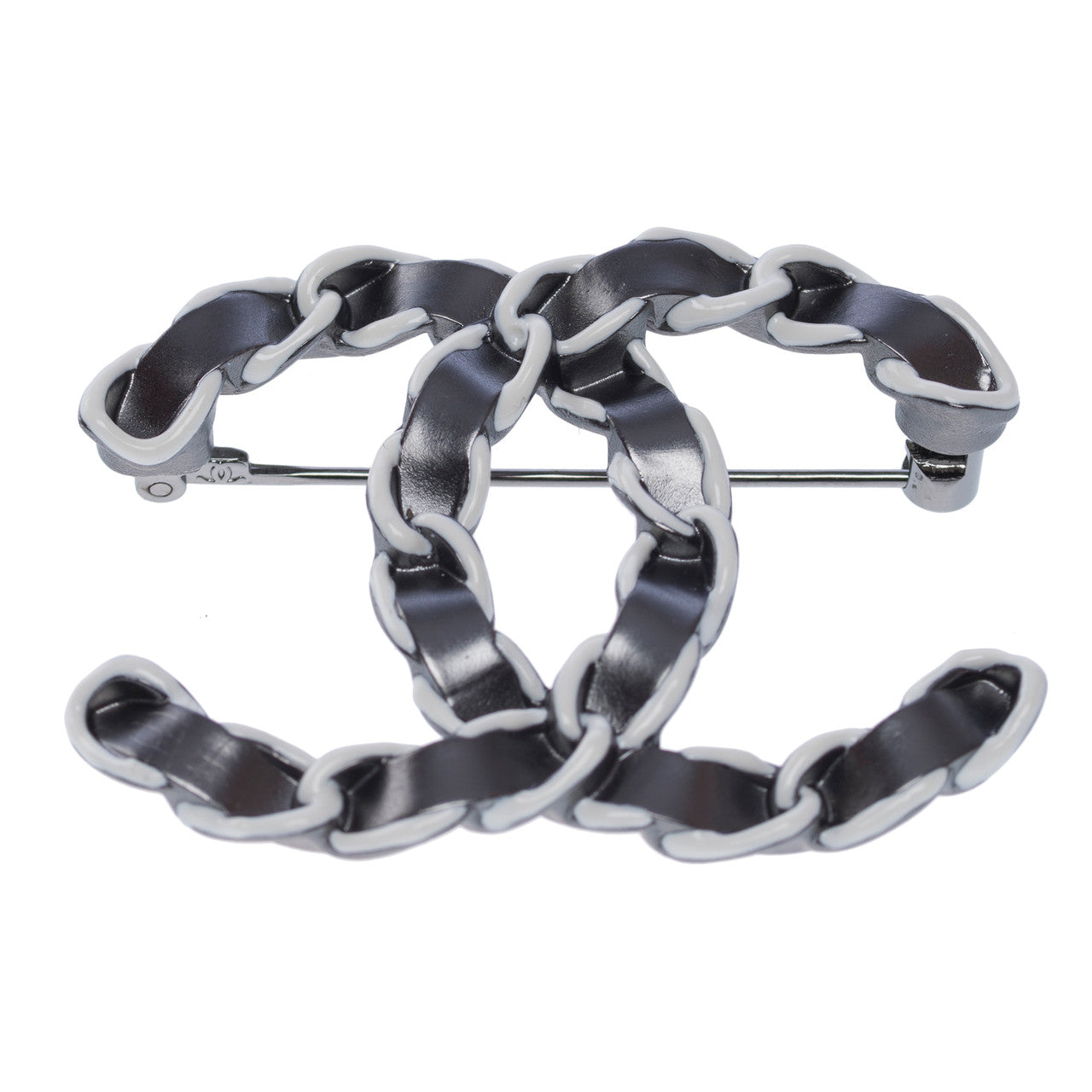 Bijoux CHANEL CC en Cuir Noir - 102492