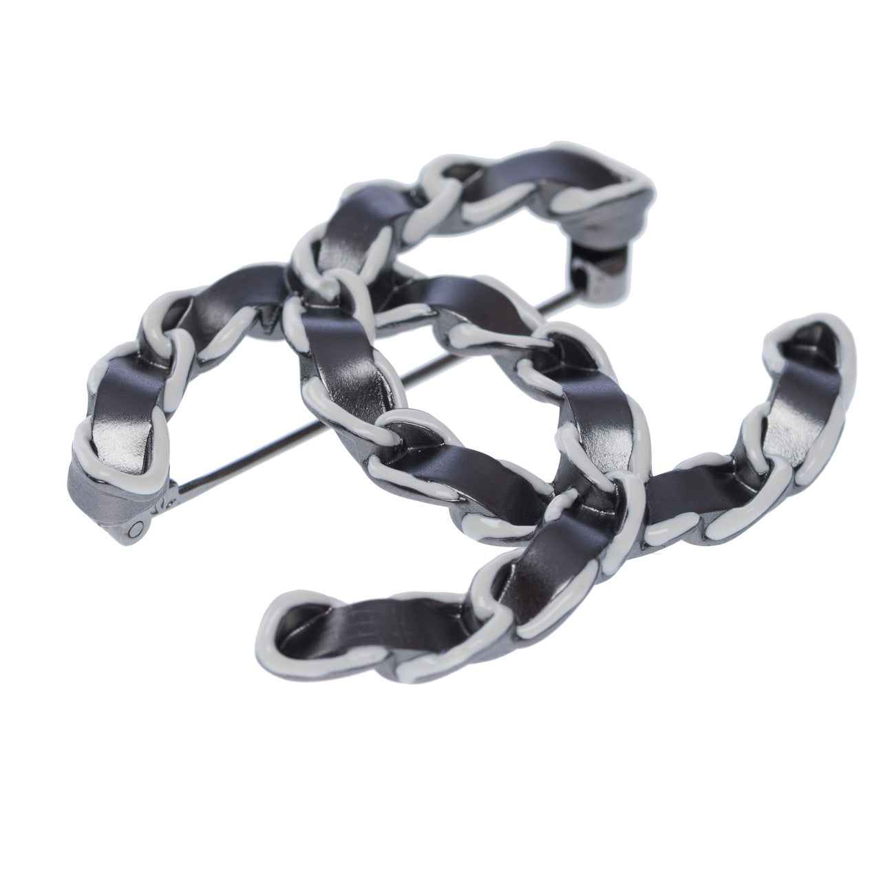 Bijoux CHANEL CC en Cuir Noir - 102492