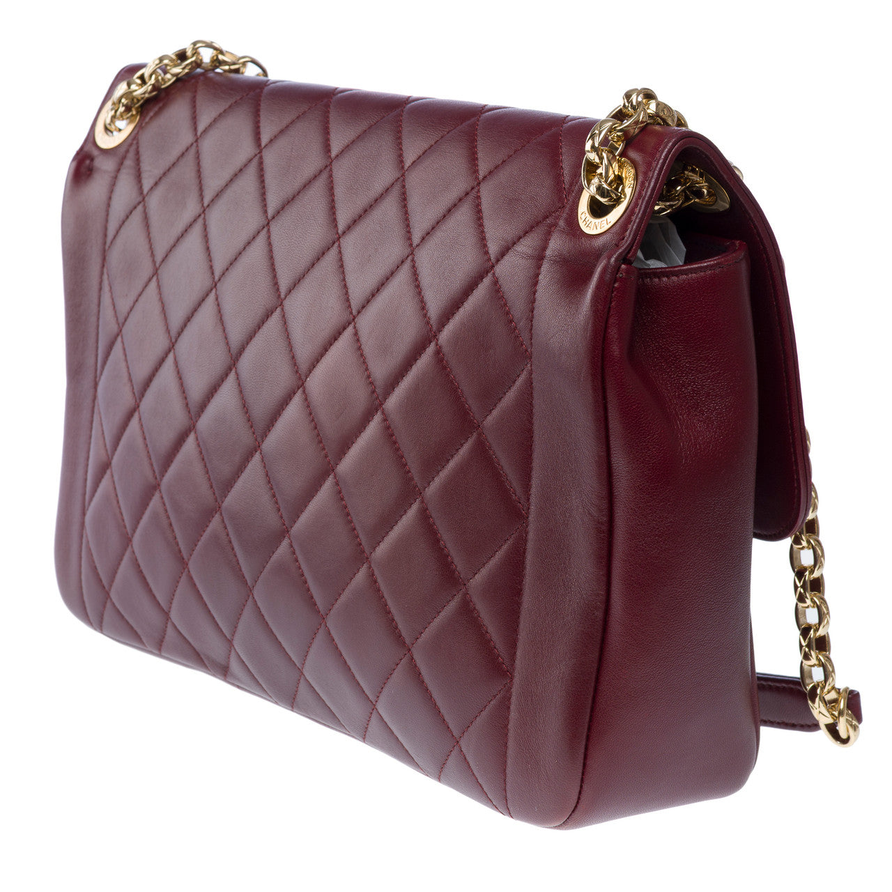 Sac CHANEL en Cuir Bordeaux - 102554