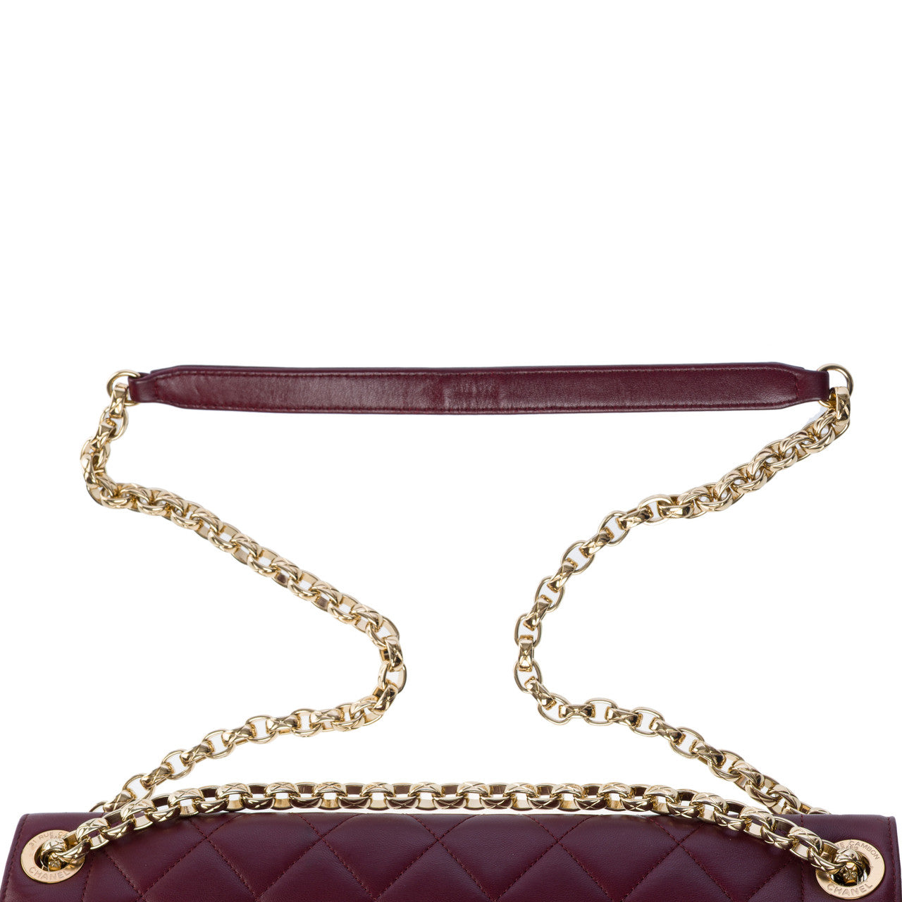 Sac CHANEL en Cuir Bordeaux - 102554