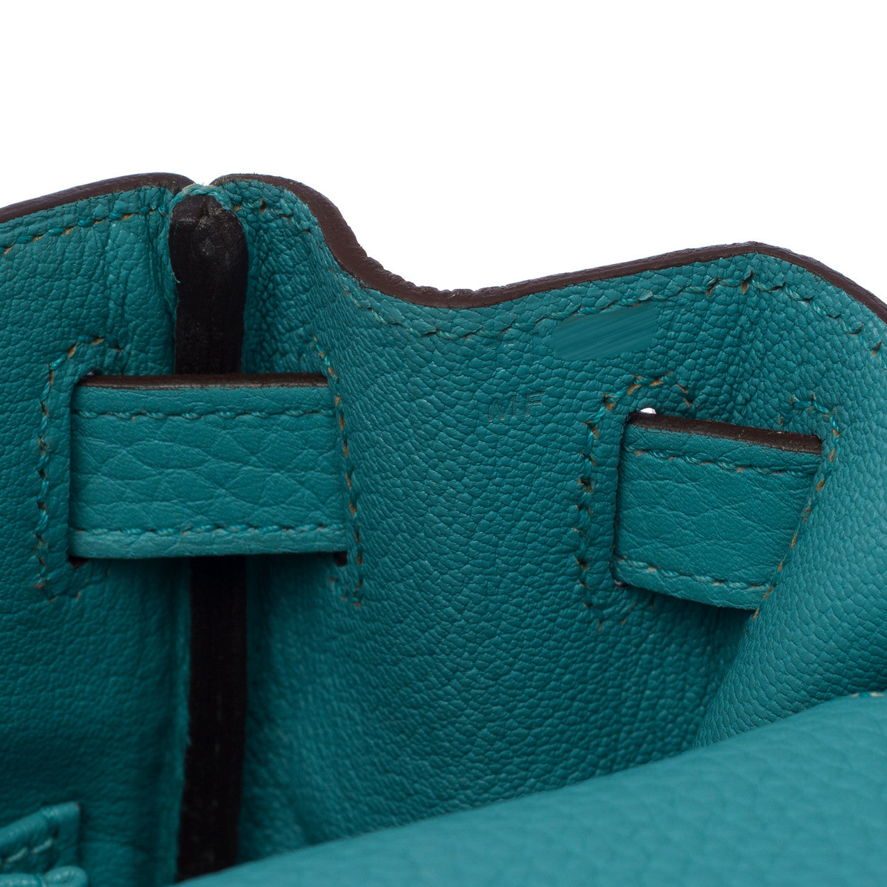 Sac HERMES Kelly 28 en Cuir Bleu - 102537