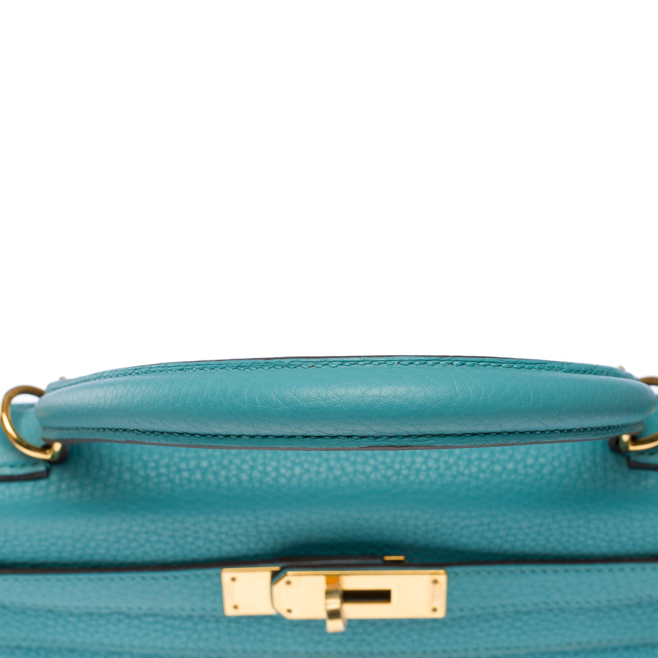 Sac HERMES Kelly 28 en Cuir Bleu - 102537