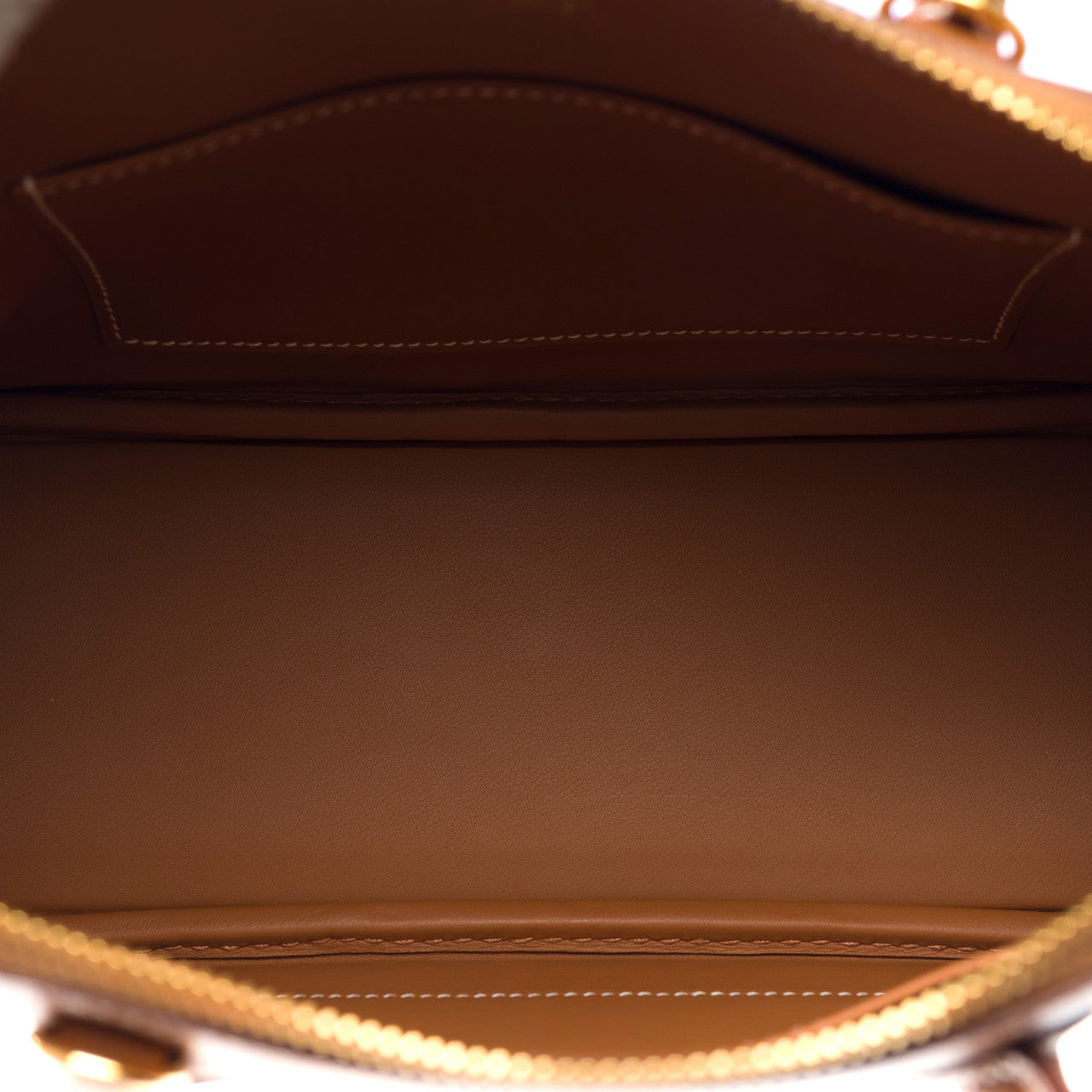 Sac HERMES Bolide en Cuir Doré - 102603