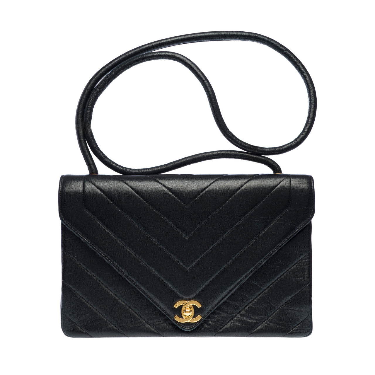 Sac CHANEL Timeless/Classique en Cuir Noir - 102608