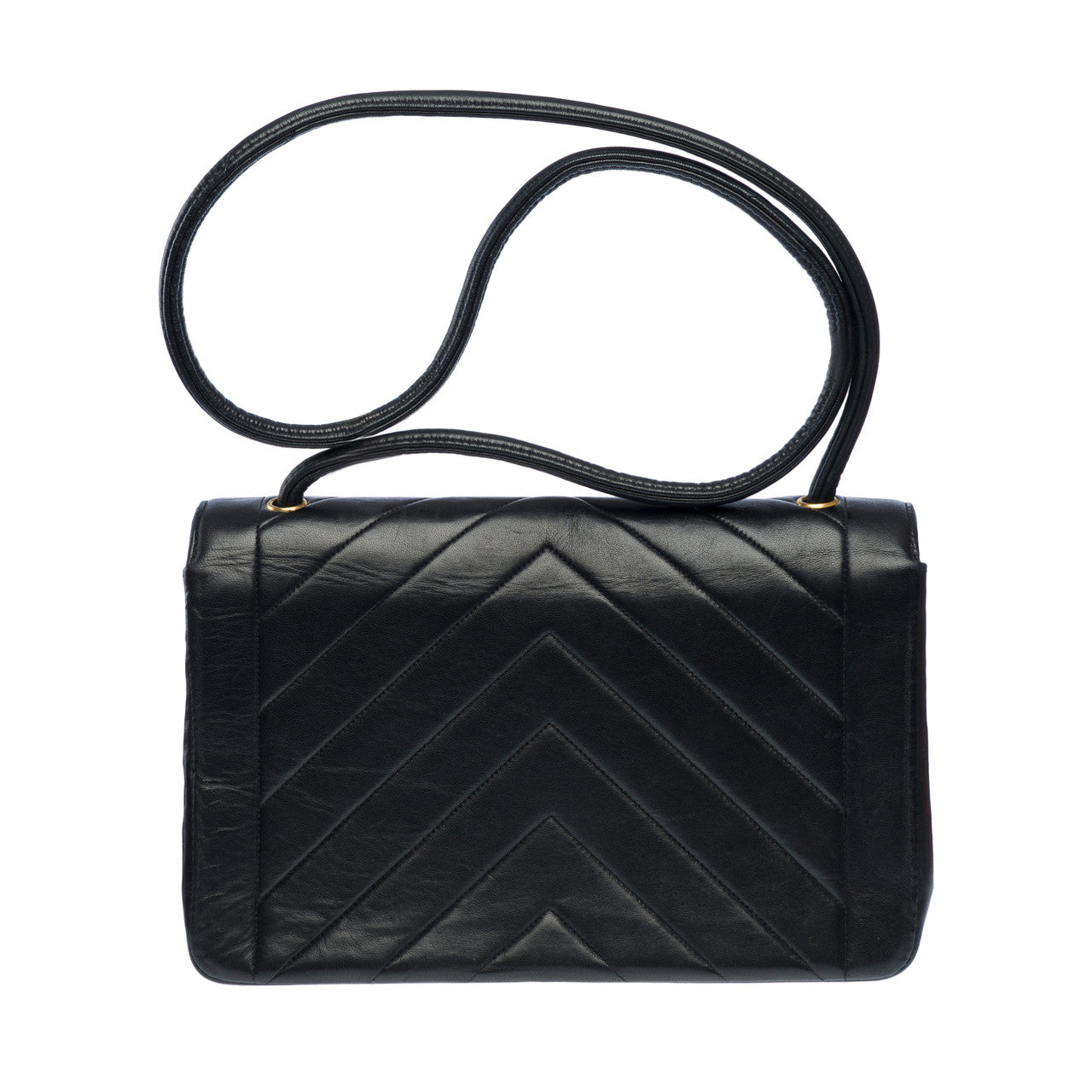 Sac CHANEL Timeless/Classique en Cuir Noir - 102608