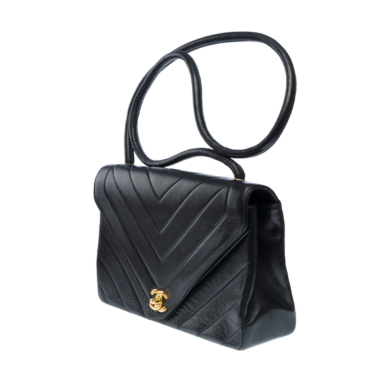 Sac CHANEL Timeless/Classique en Cuir Noir - 102608