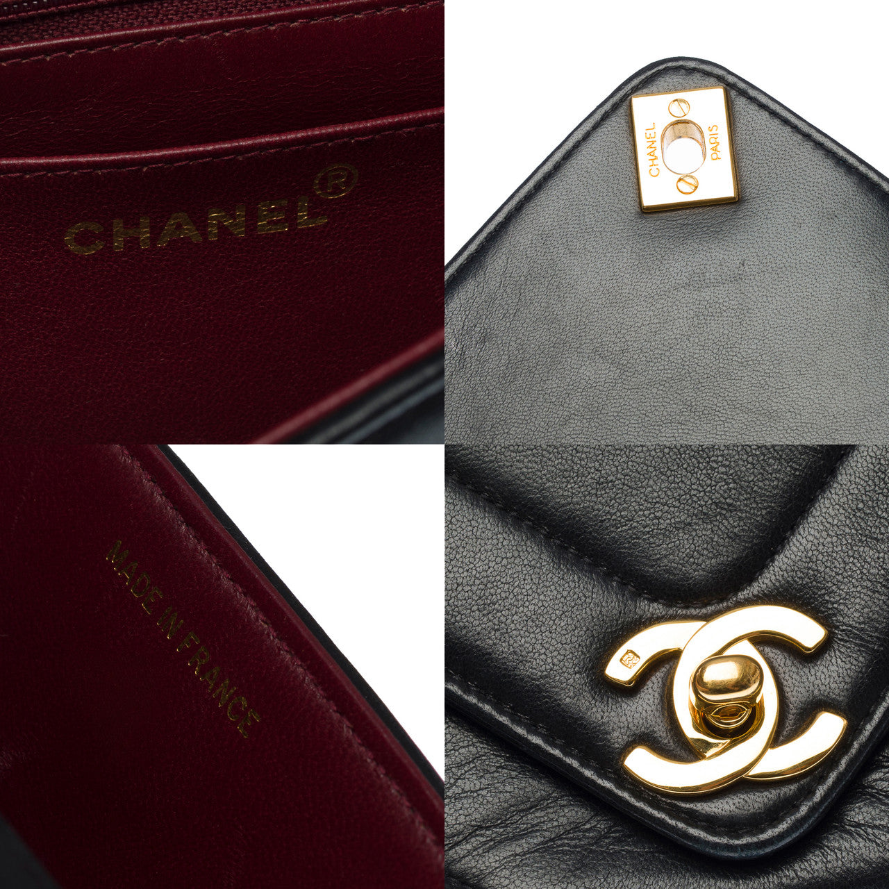 Sac CHANEL Timeless/Classique en Cuir Noir - 102608