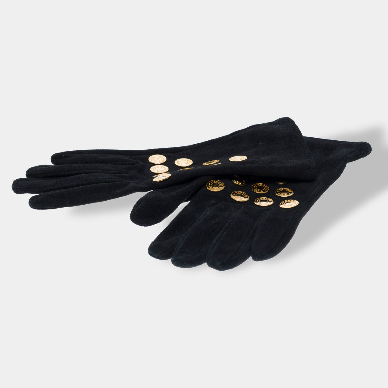 Accessoire HERMES en Suède Noir - 102559