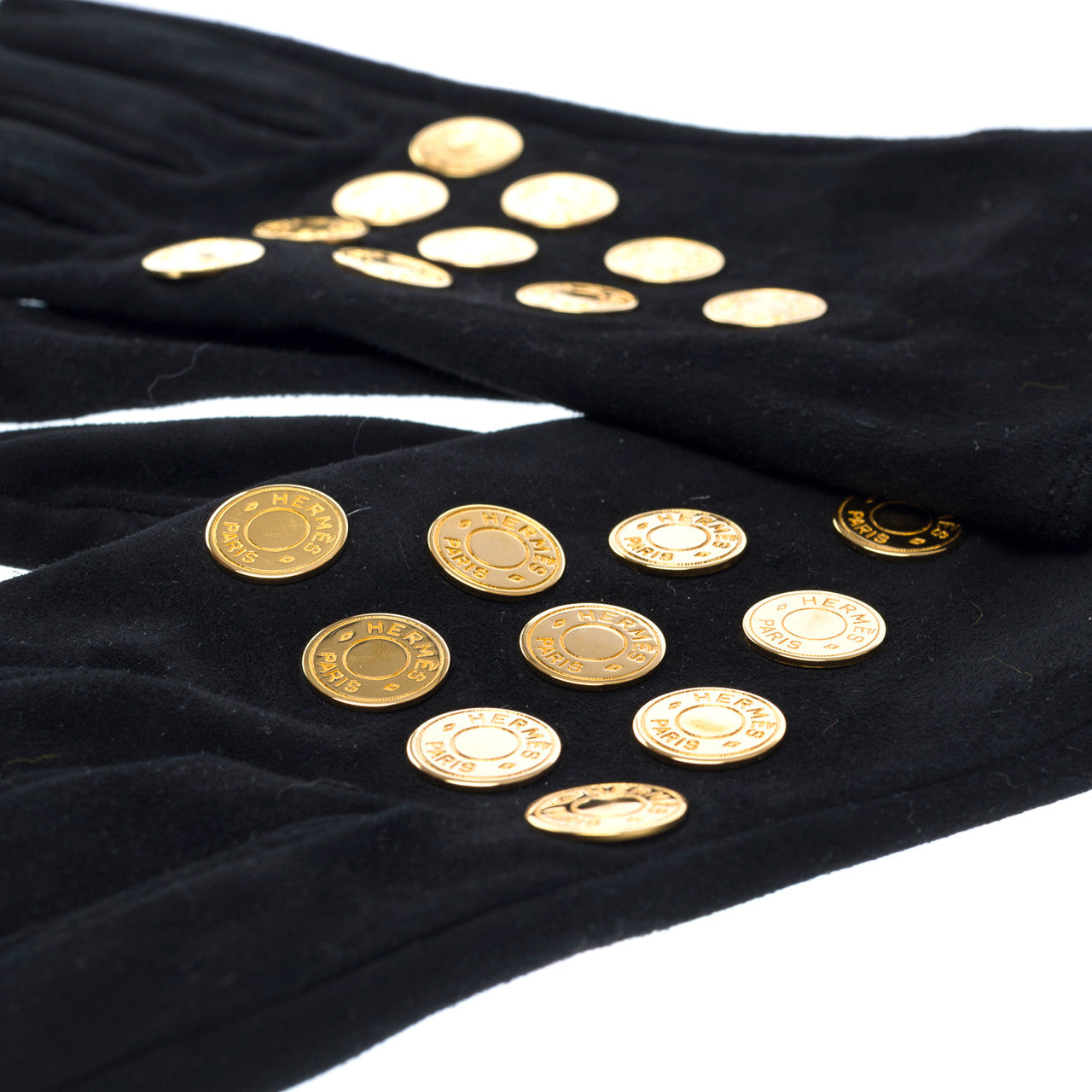 Accessoire HERMES en Suède Noir - 102559