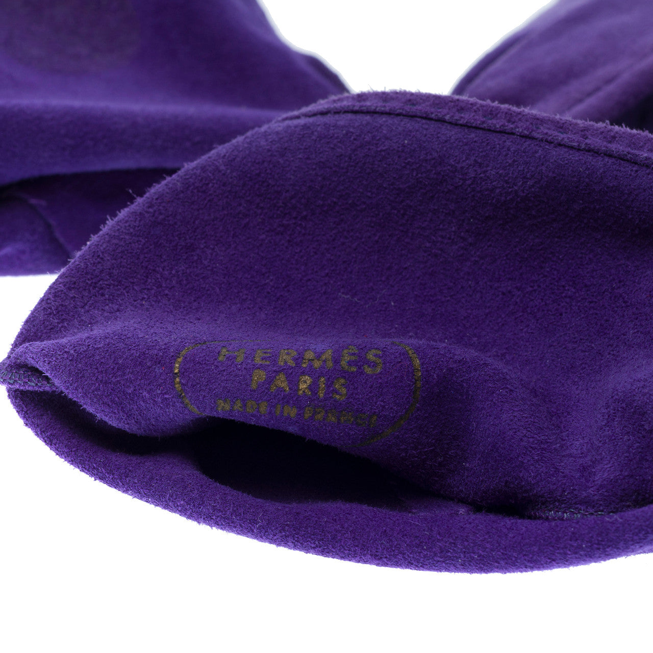 Accessoire HERMES en Suède Violet - 102561