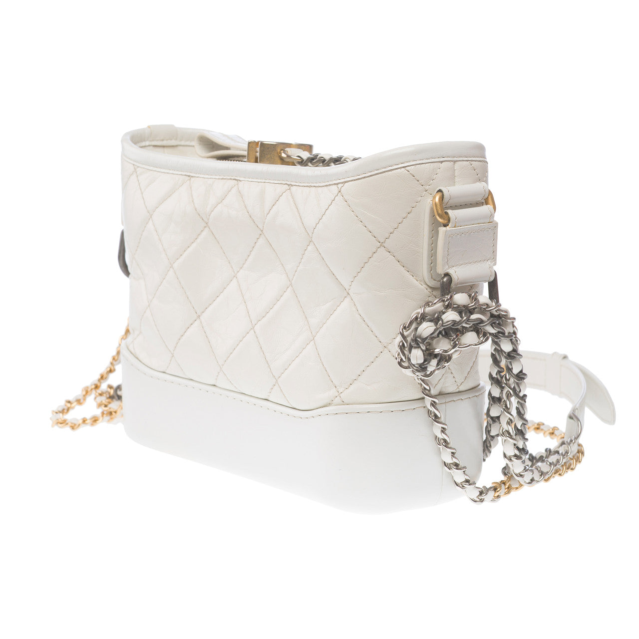 Sac CHANEL en Cuir Blanc - 102703