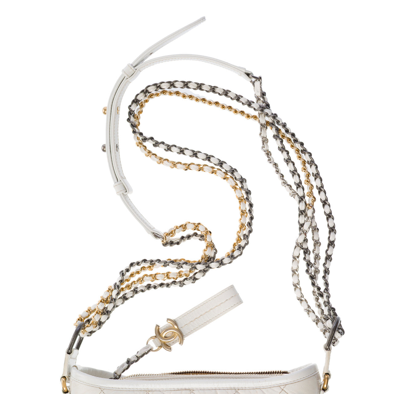 Sac CHANEL en Cuir Blanc - 102703