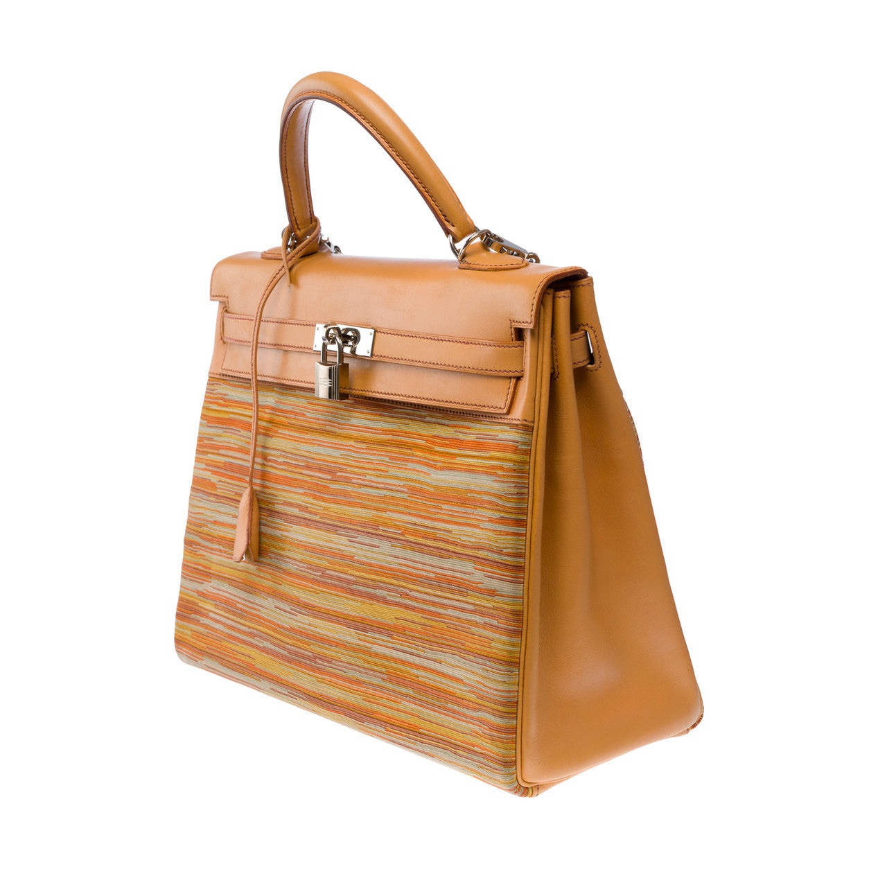 Sac HERMES Kelly 35 en Cuir Beige - 102706