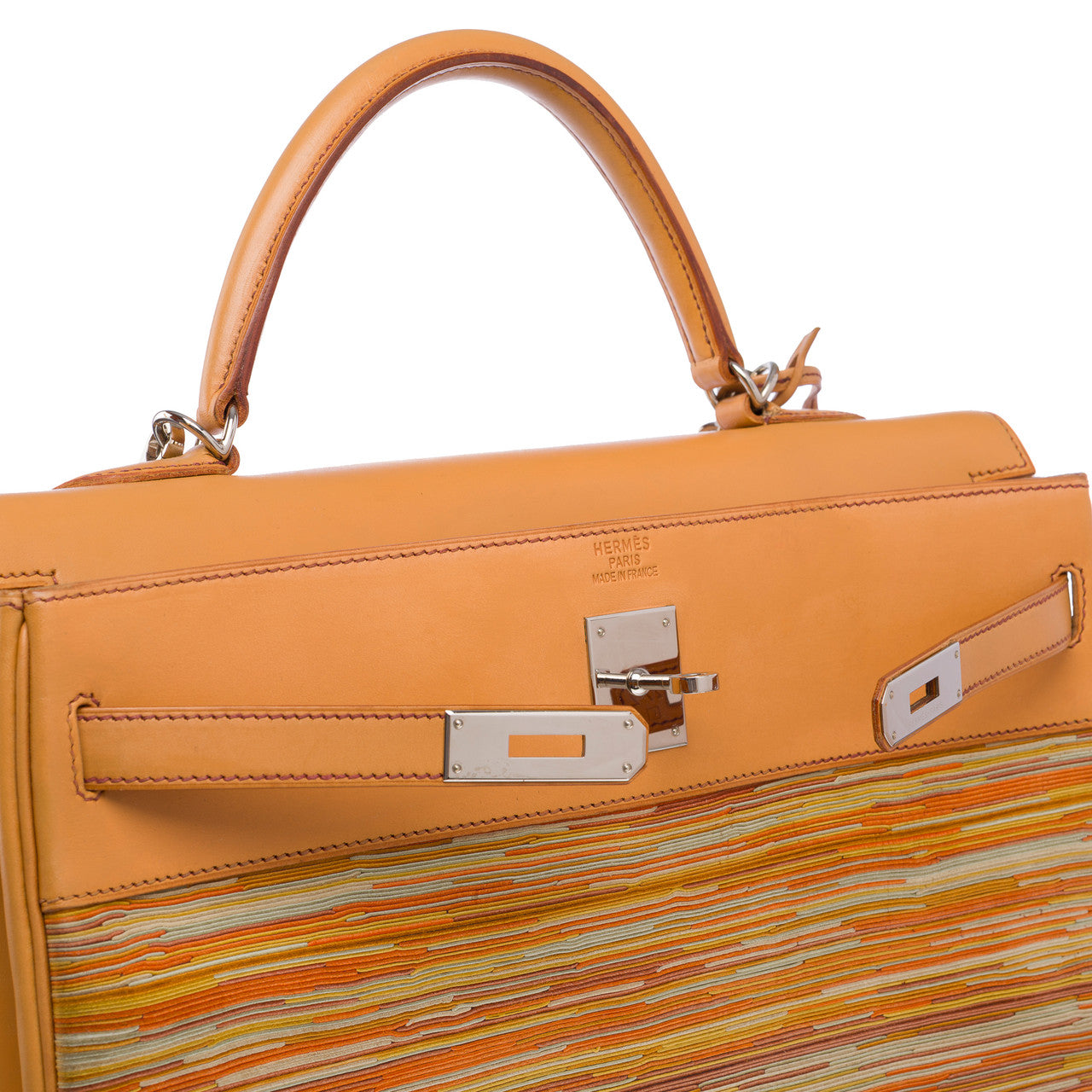 Sac HERMES Kelly 35 en Cuir Beige - 102706
