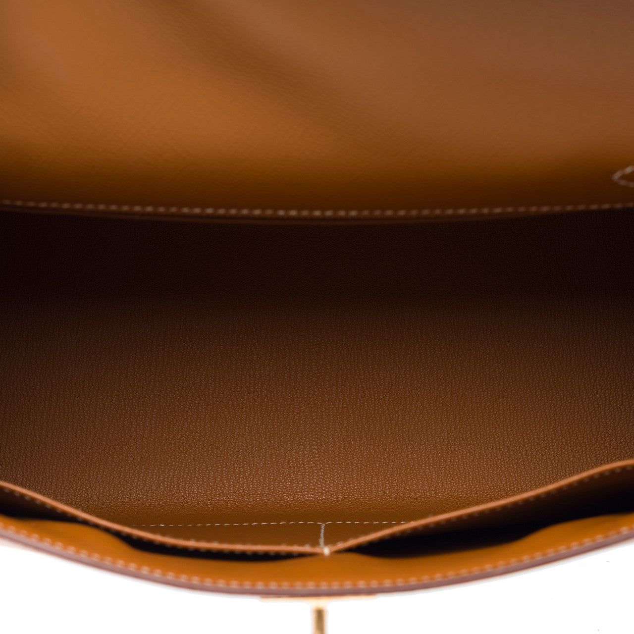 Sac HERMES Kelly 28 en Cuir Doré - 102723