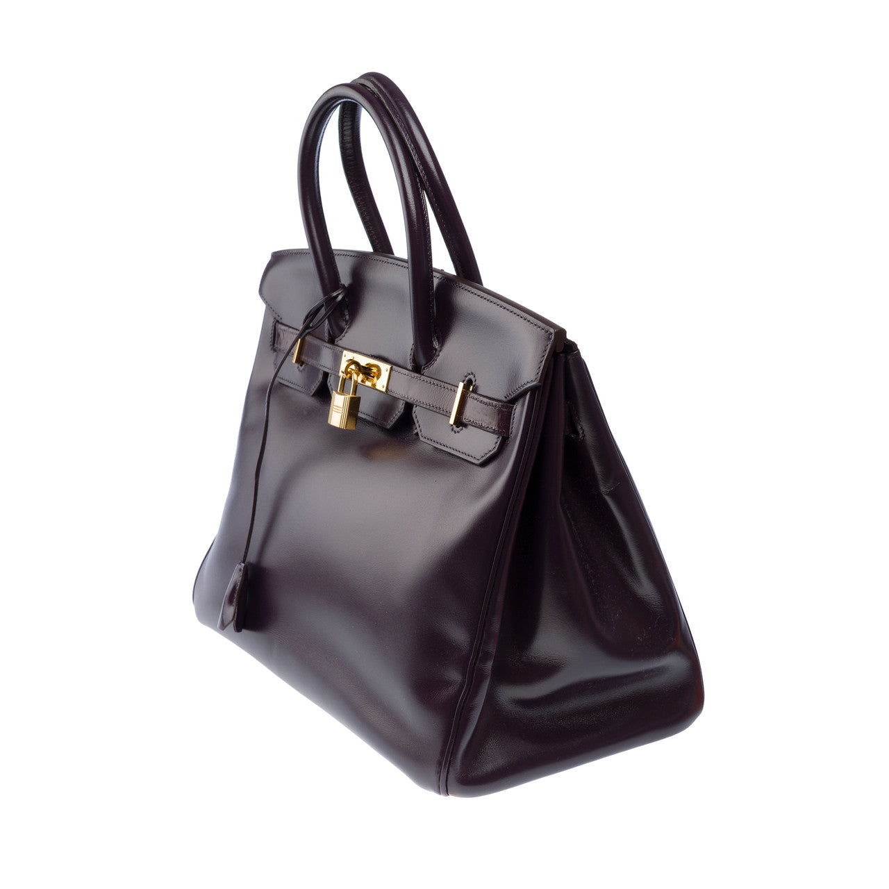 Sac HERMES Birkin 35 en Cuir Violet - 102769