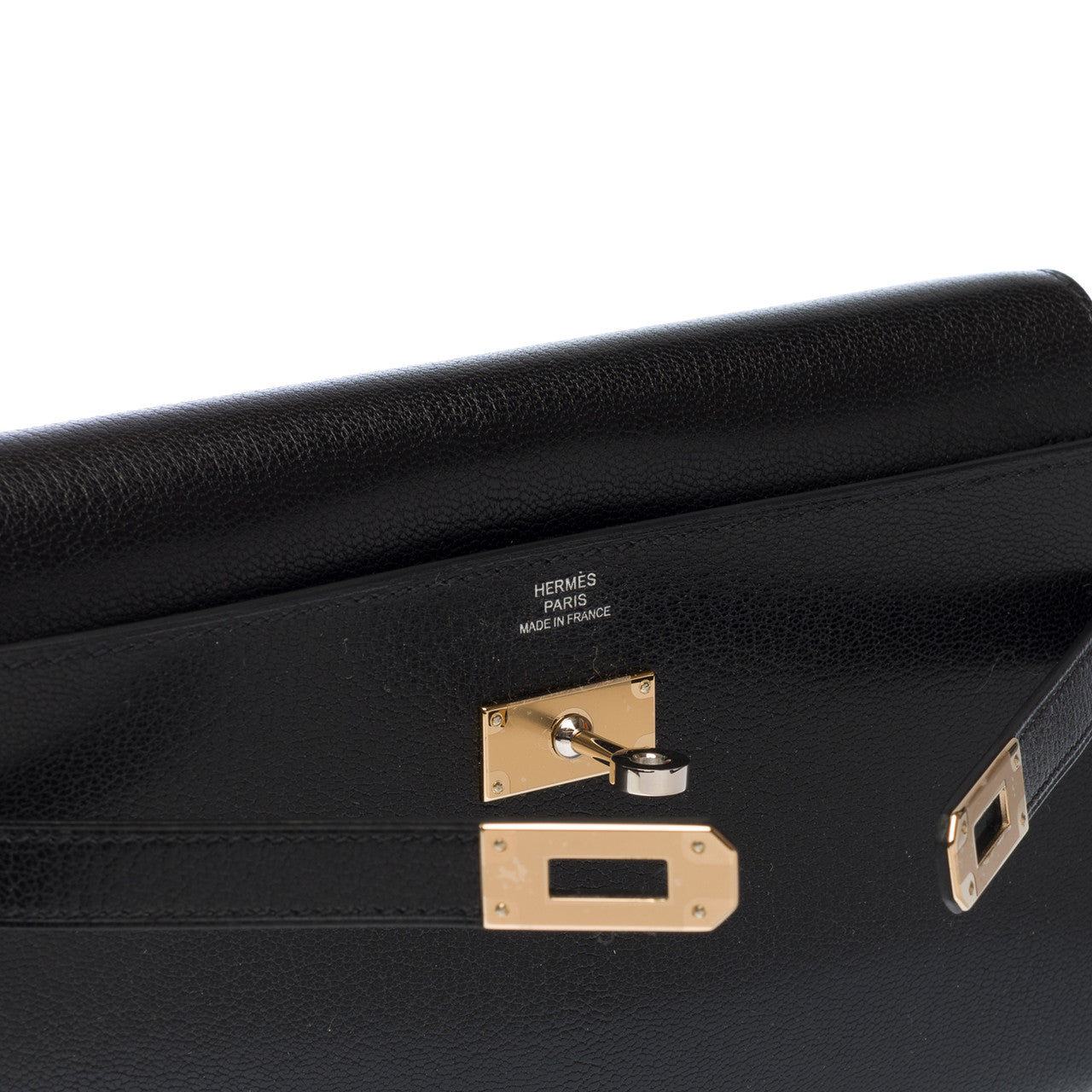 Sac HERMES Kelly to go en Cuir Noir - 102714
