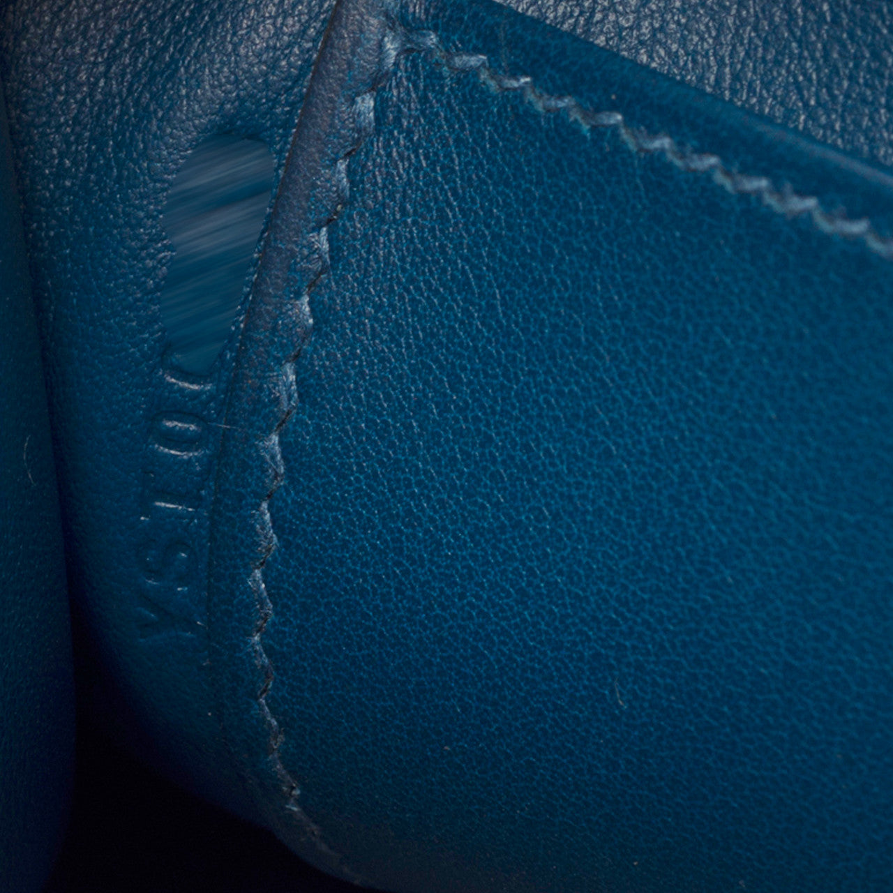 Sac HERMES Kelly Mini en Cuir Bleu - 102783