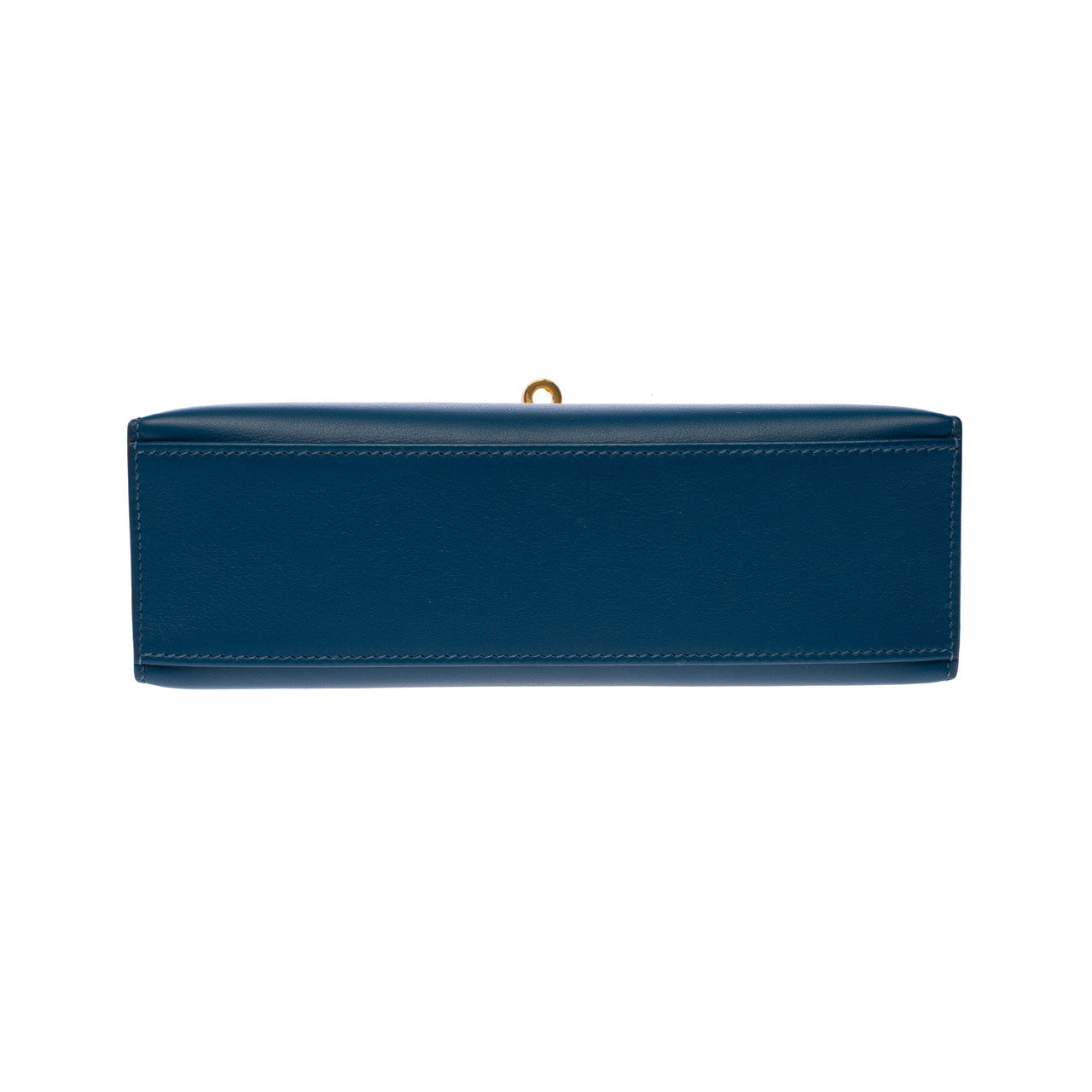 Sac HERMES Kelly Mini en Cuir Bleu - 102783