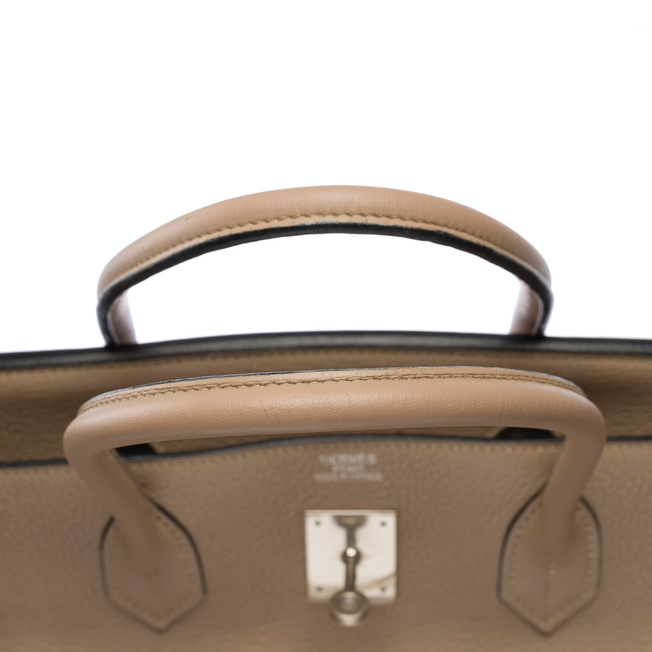 Sac HERMES Birkin 40 en Cuir Gris - 102798