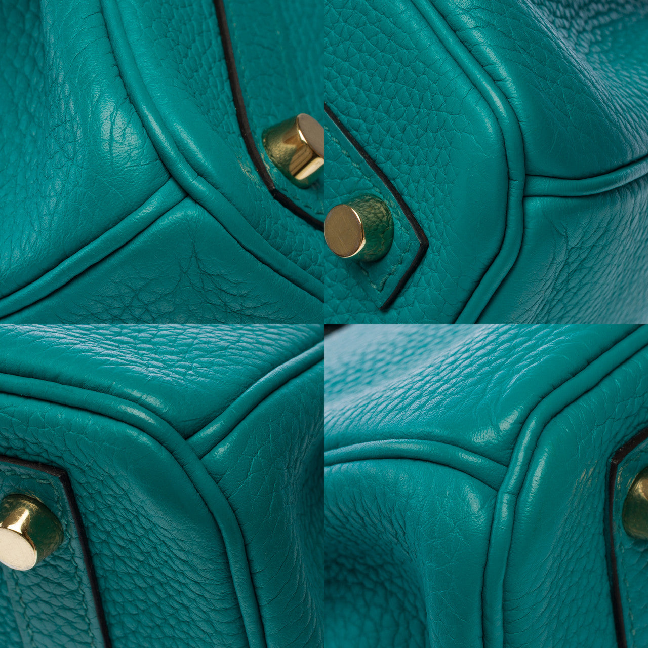 Sac HERMES Birkin 30 en Cuir Bleu - 102742