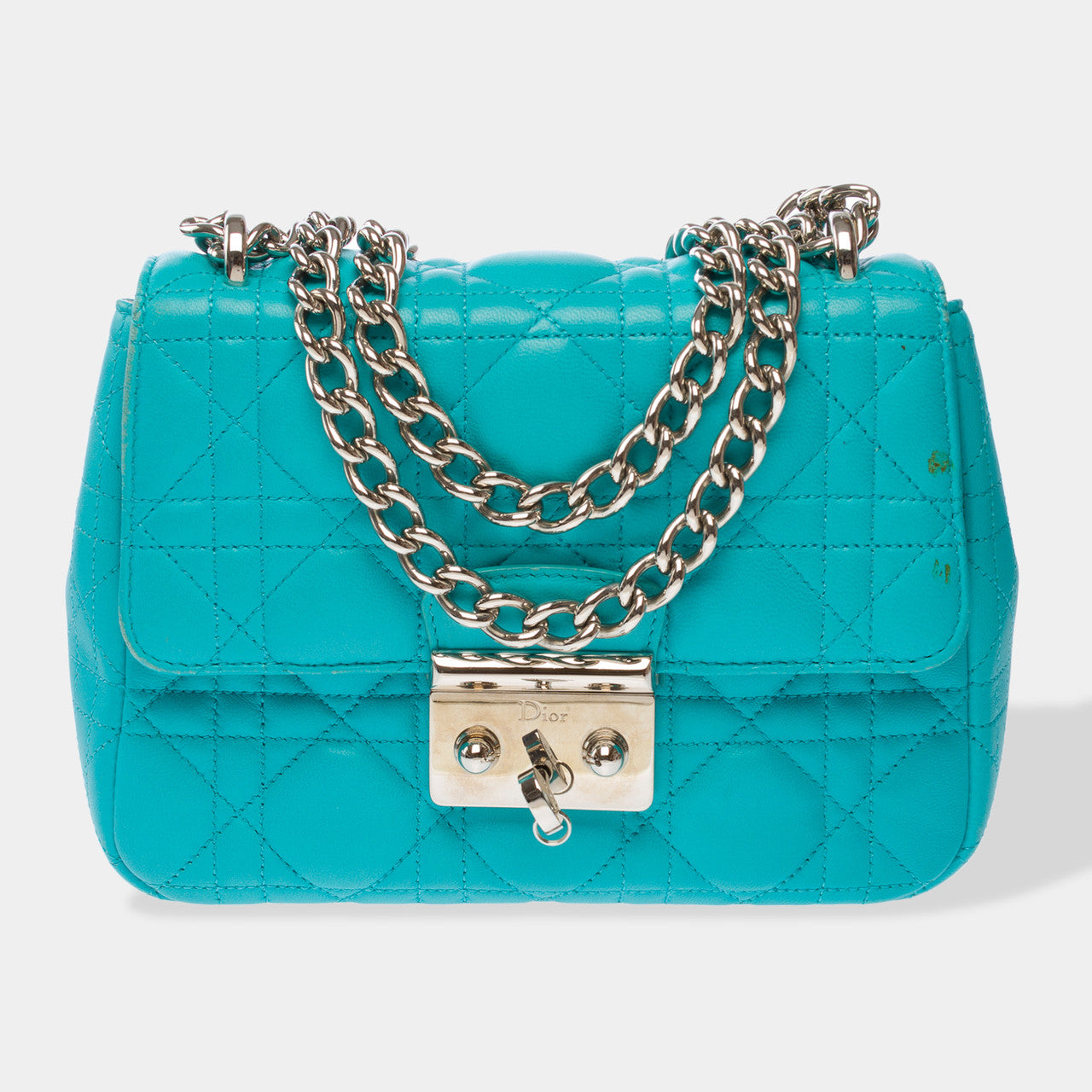 Sac DIOR Miss Dior en Cuir Bleu - 102738