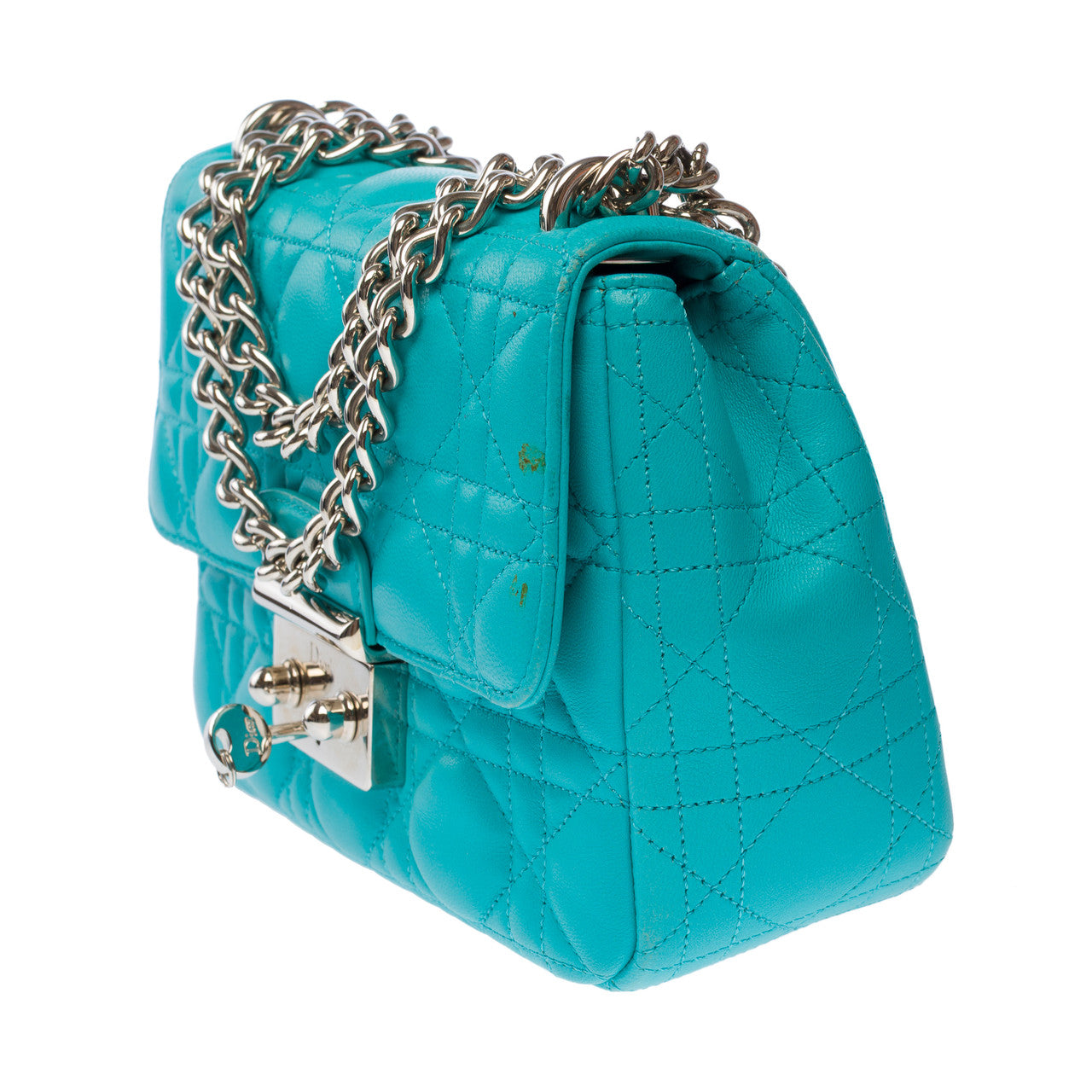 Sac DIOR Miss Dior en Cuir Bleu - 102738