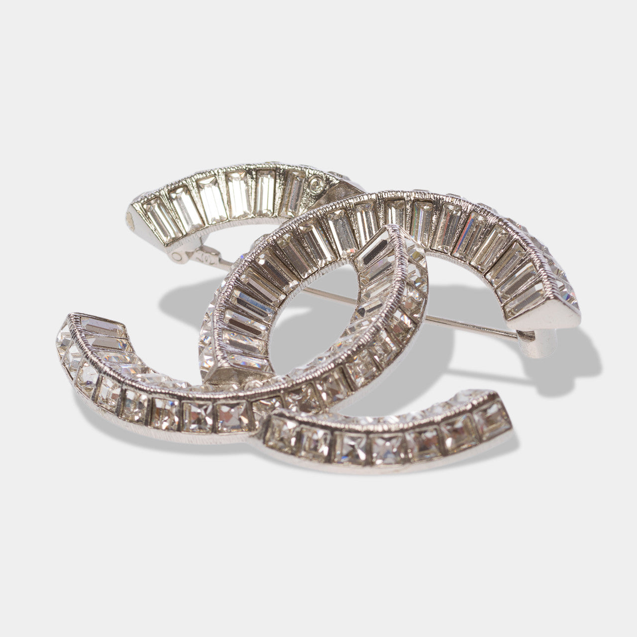 Bijoux CHANEL CC en Cristal Argent - 102801