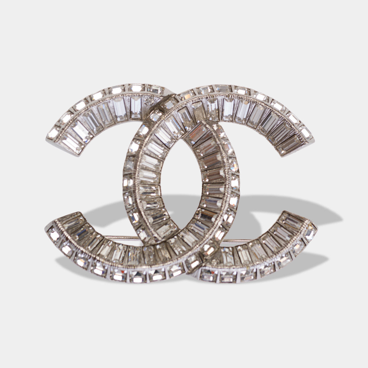 Bijoux CHANEL CC en Cristal Argent - 102801