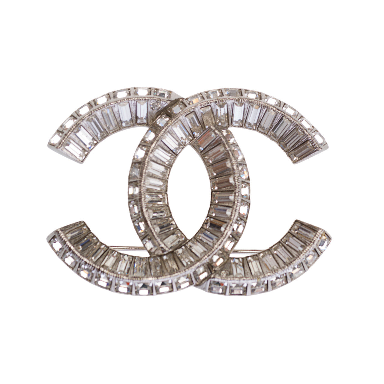 Bijoux CHANEL CC en Cristal Argent - 102801