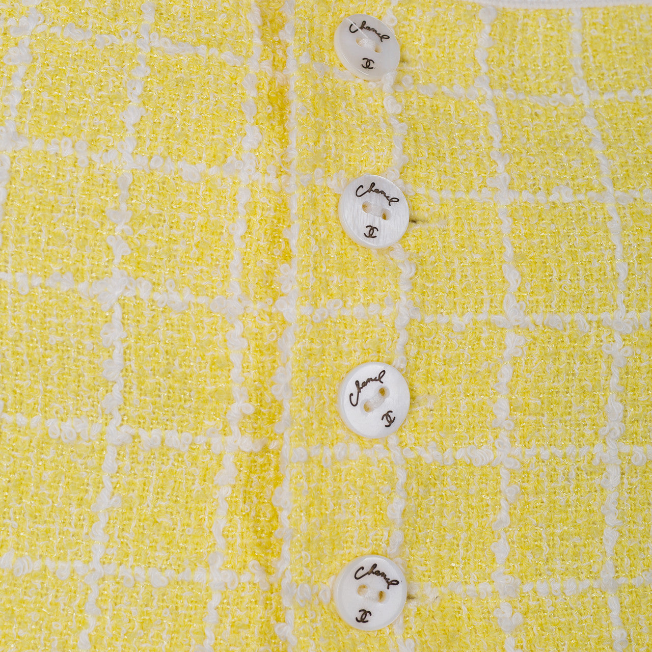 Vêtement CHANEL en Tweed Jaune - 102755