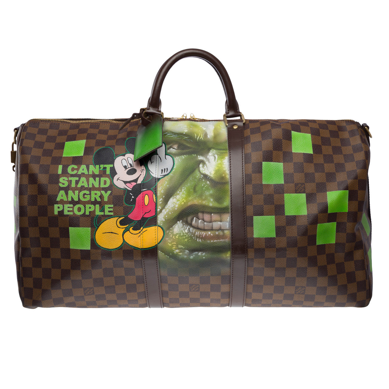 Sac LOUIS VUITTON Keepall en Toile Marron - 101190