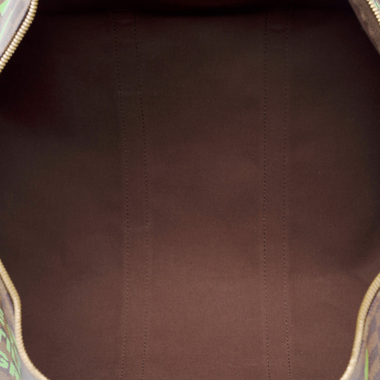 Sac LOUIS VUITTON Keepall en Toile Marron - 101190