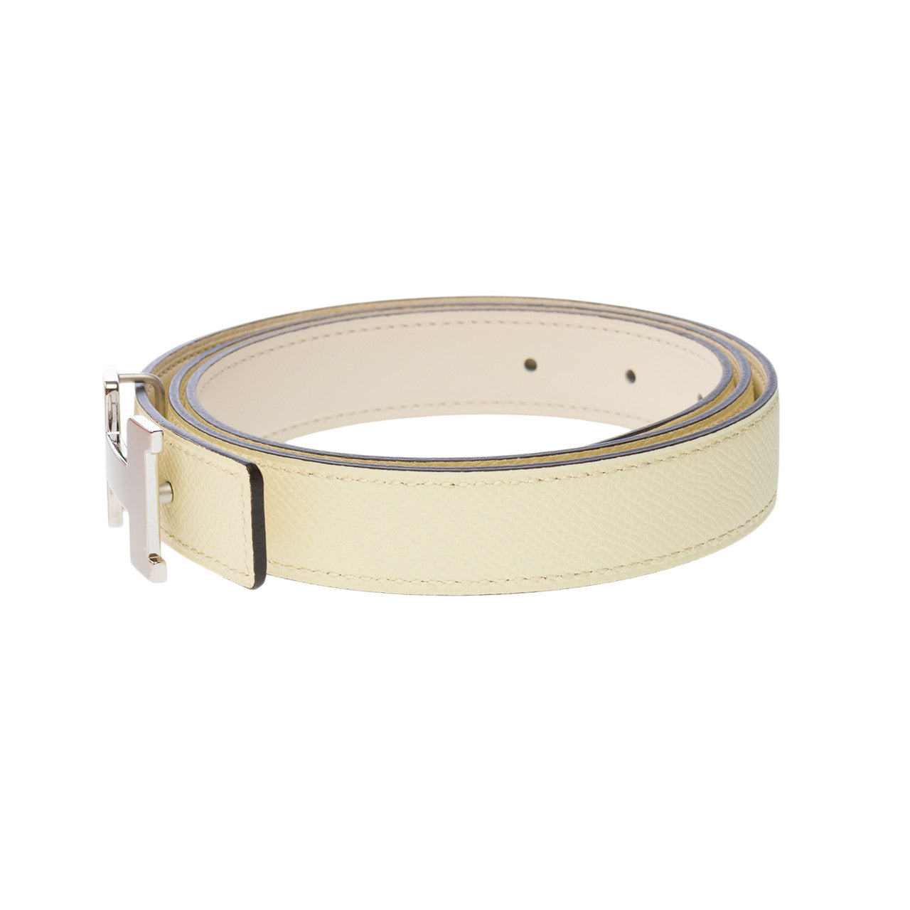 Accessoire HERMES en Cuir Jaune - 102759