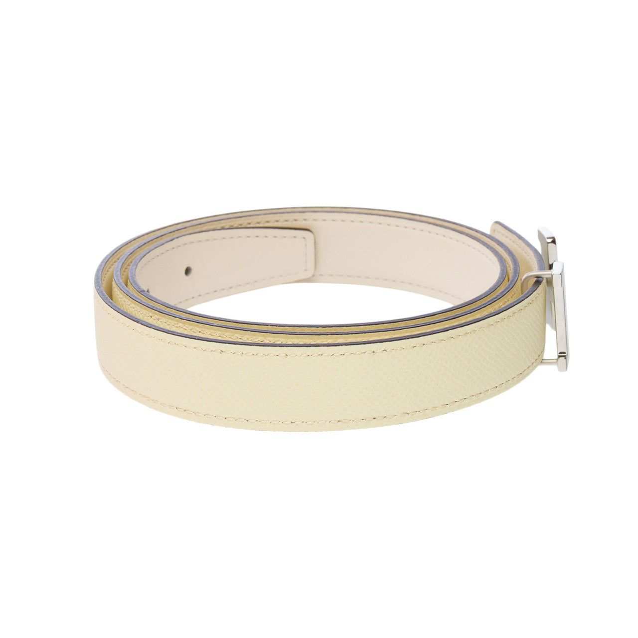 Accessoire HERMES en Cuir Jaune - 102759