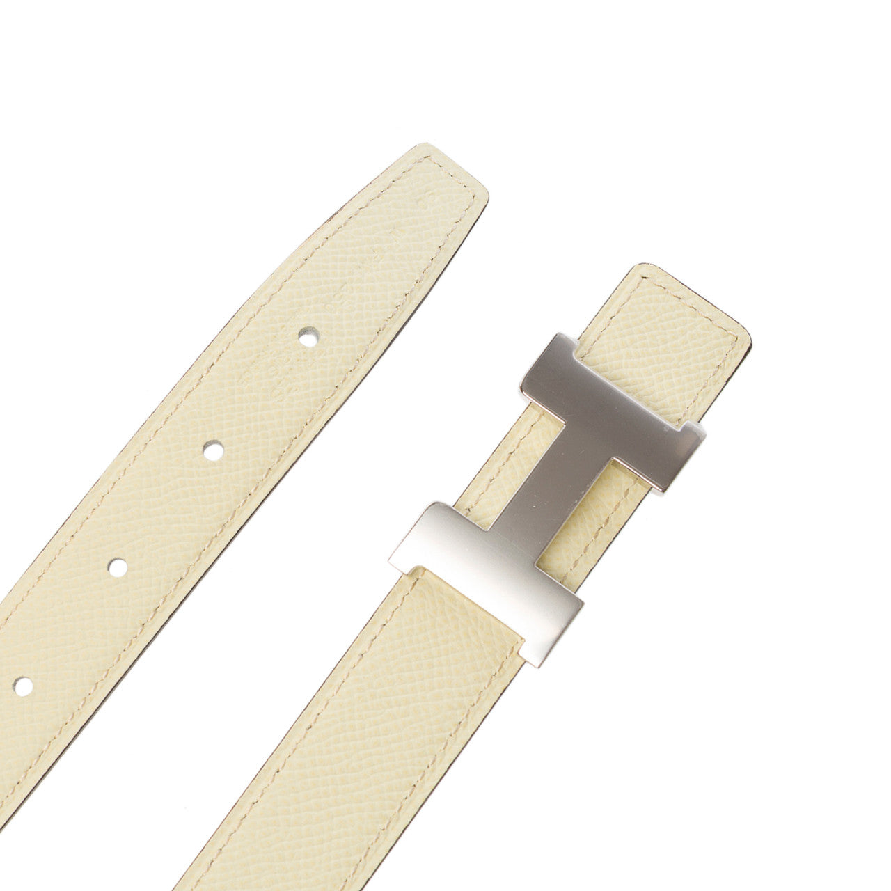 Accessoire HERMES en Cuir Jaune - 102759