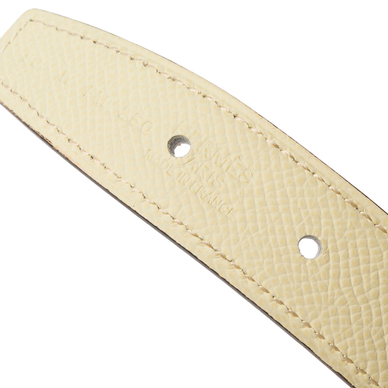 Accessoire HERMES en Cuir Jaune - 102759