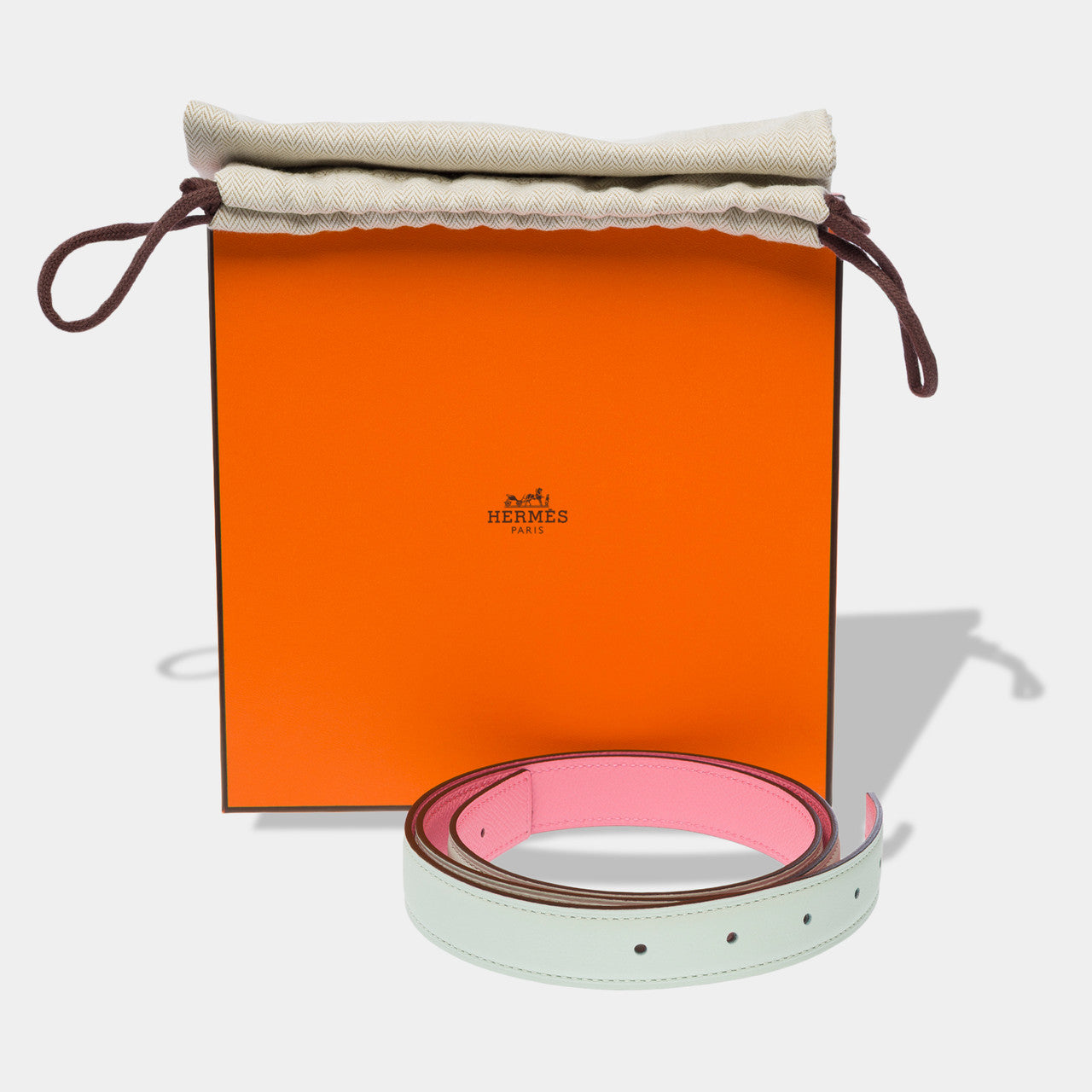Accessoire HERMES en Cuir Rose - 102760