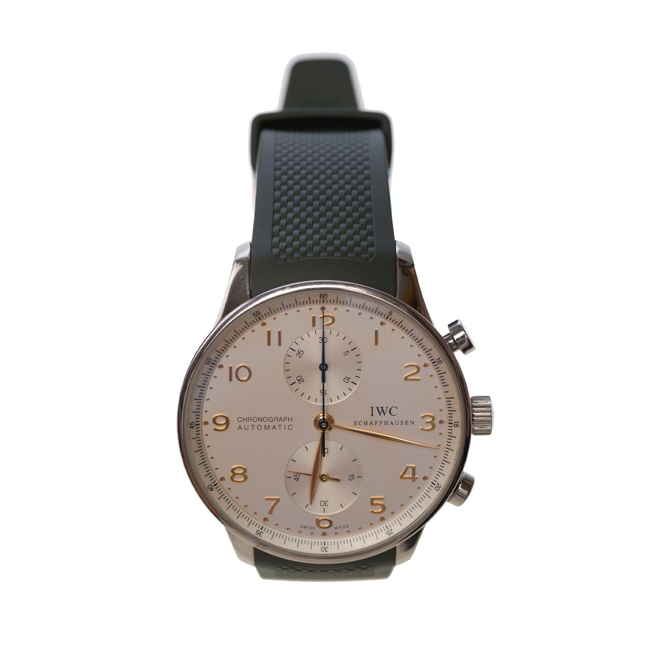 Accessoire IWC Portugaise en Acier Gris - 102784