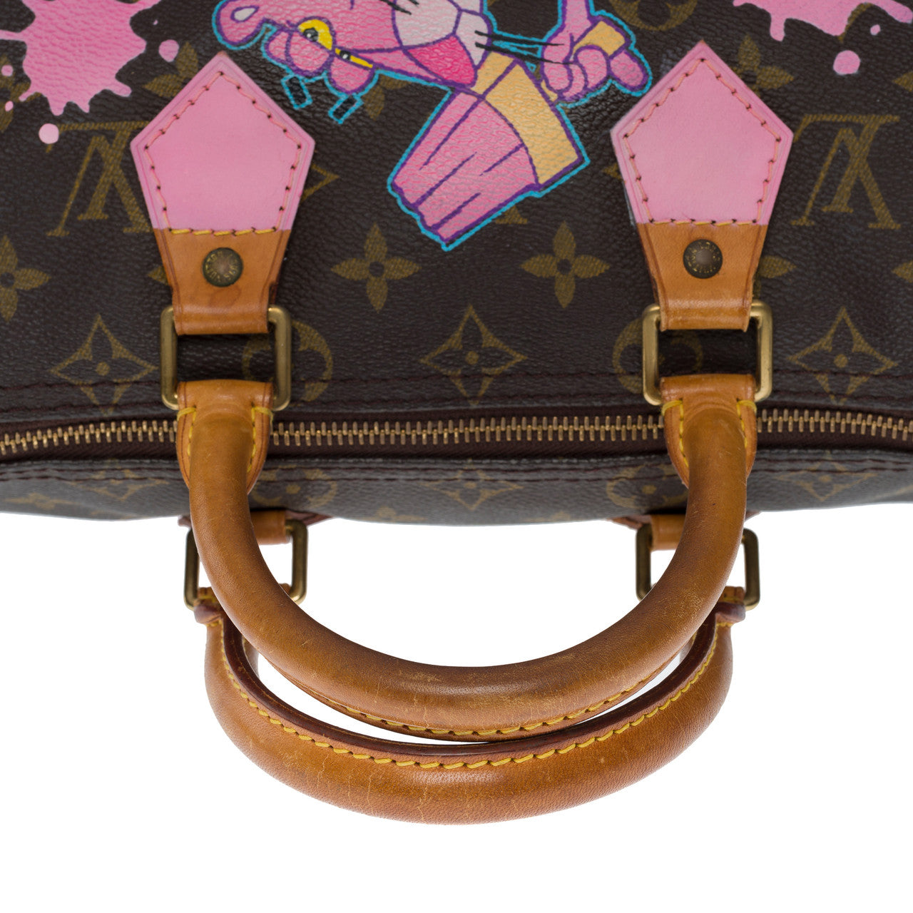 Sac LOUIS VUITTON Speedy en Toile Marron - 1322512142