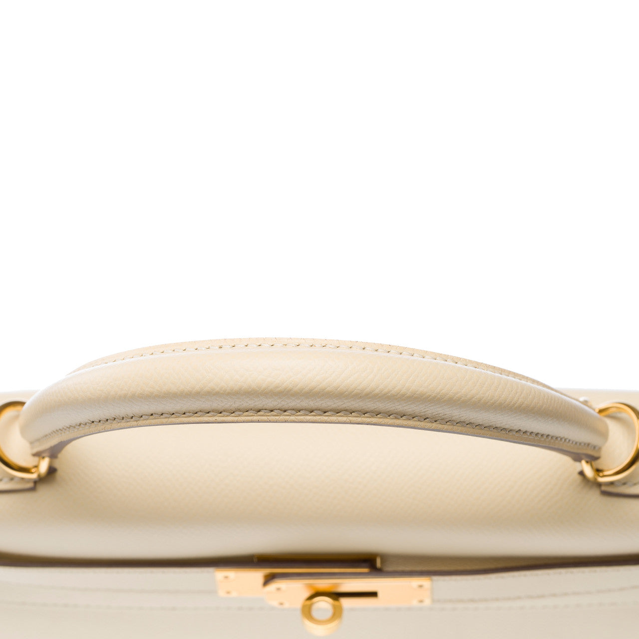 Sac HERMES Kelly 28 en Cuir Beige - 102828