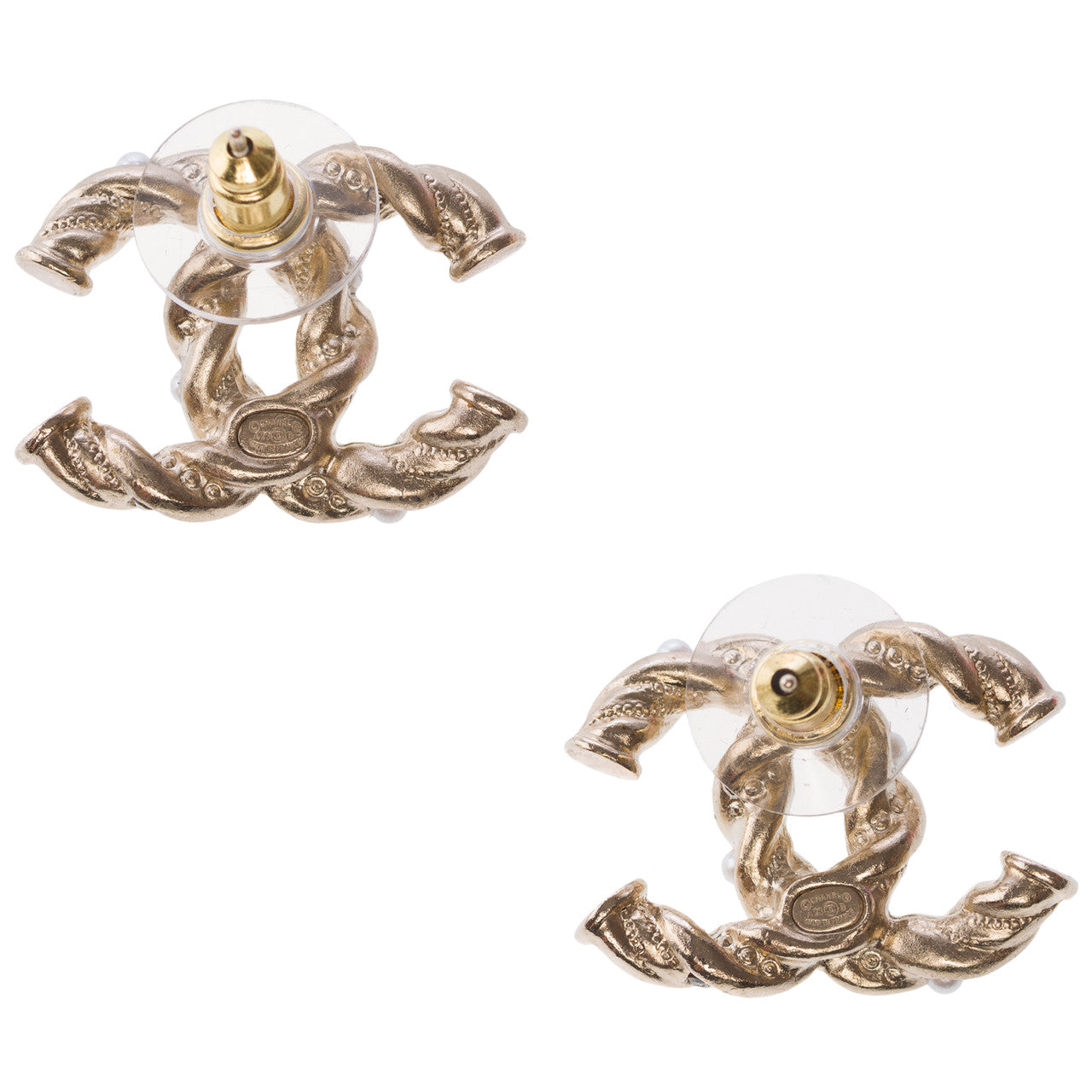 Bijoux CHANEL CC en Métal Doré - 102819